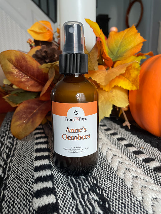 Anne's Octobers - Room & Linen Spray | cranberry, apple spice