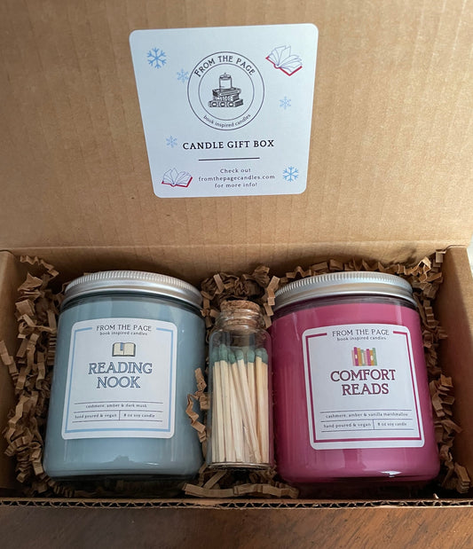 Candle Gift Set - Pick two candles & match set