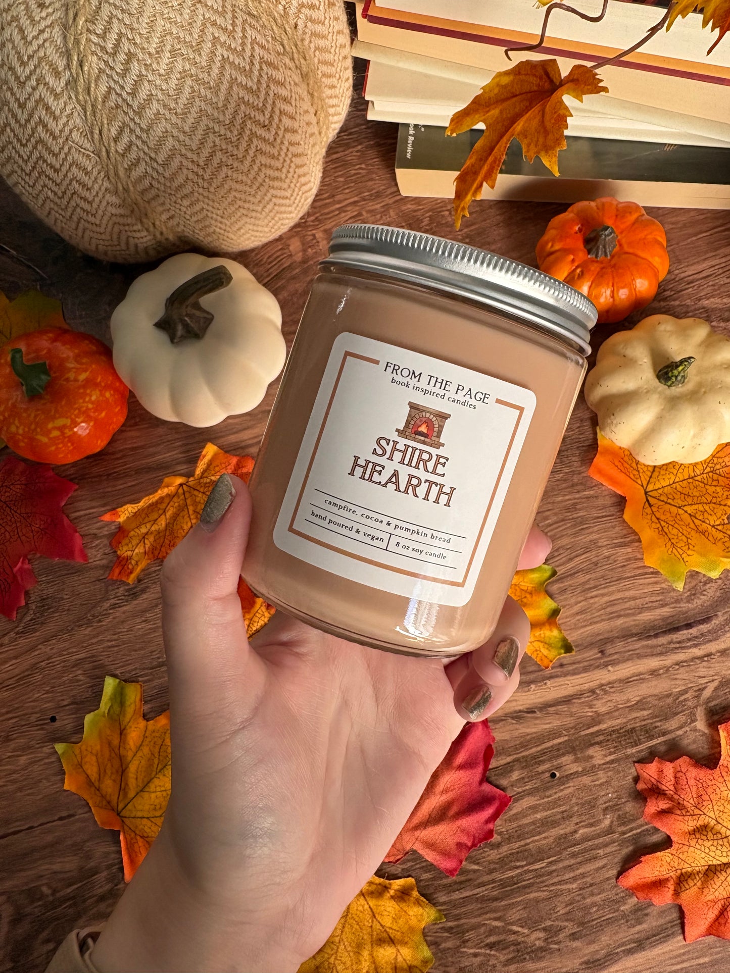 Shire Hearth (campfire, cocoa, pumpkin bread)