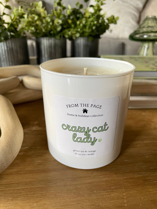 Crazy Cat Lady 10 oz candle