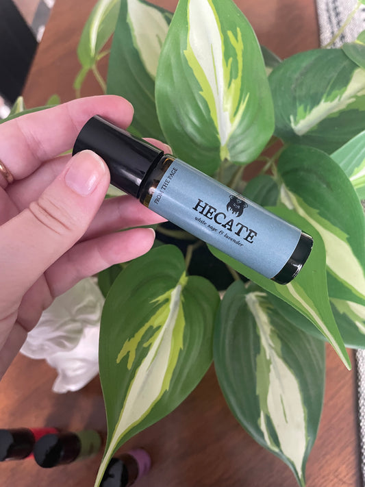 Hecate Roll-on perfume (lavender & white sage)