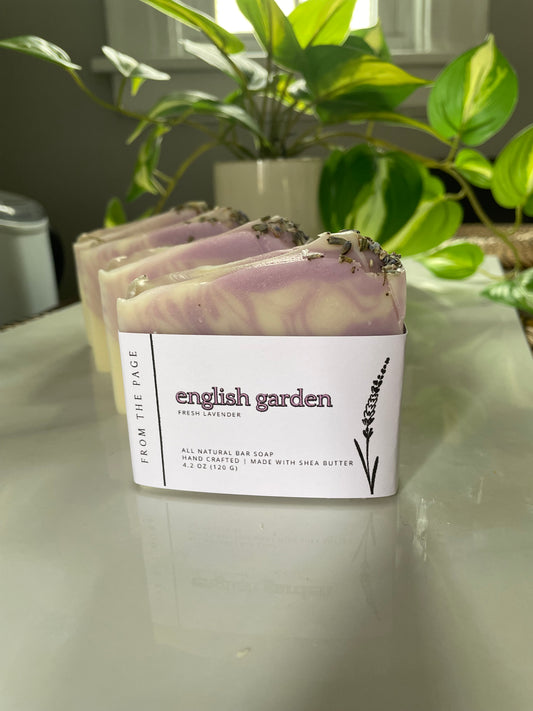 English Garden | Book Inspired Bar Soap