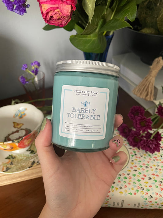 Barely Tolerable - Candle of the Month