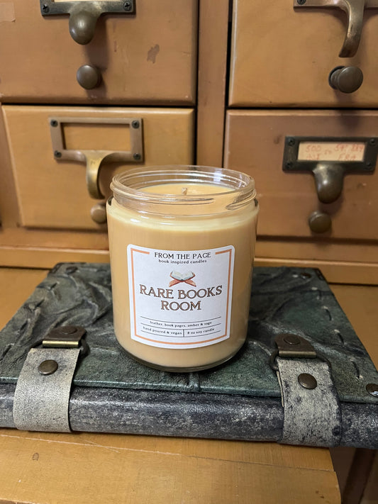 Rare Books Room - Candle of the Month