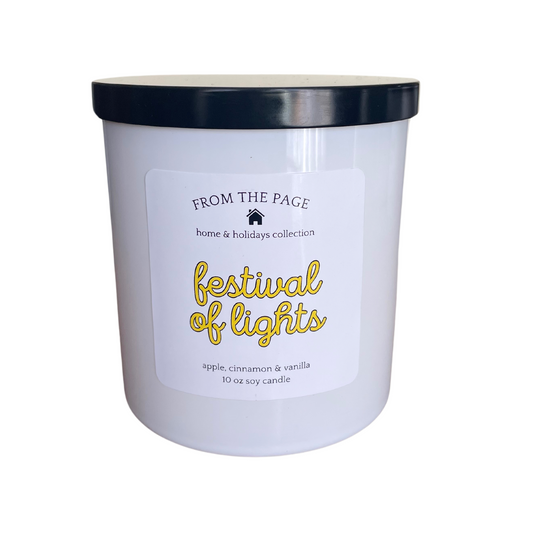 Festival of Lights | 10 oz candle (apple, cinnamon & vanilla)