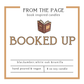 Booked Up - Candle of the Month (black amber, white oak & vanilla)