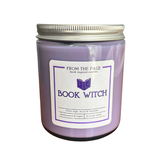Book Witch - Candle of the Month