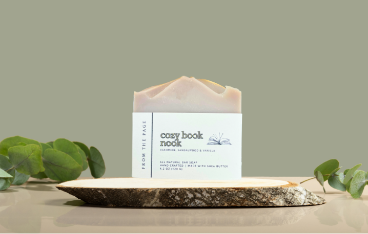Cozy Book Nook Soap (cashmere, sandalwood, vanilla)