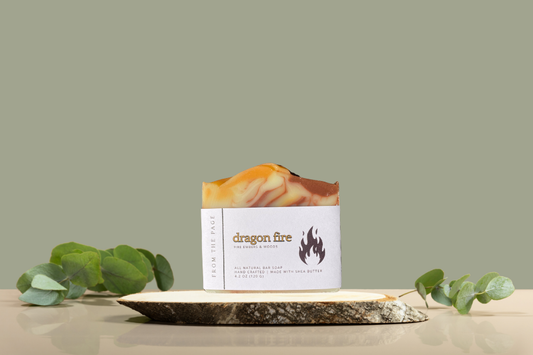 Dragon Fire | Book Inspired Bar Soap | Fire & Woods