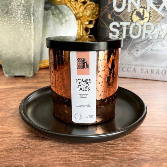 Tomes and Tales candle | Fourth Wing collection