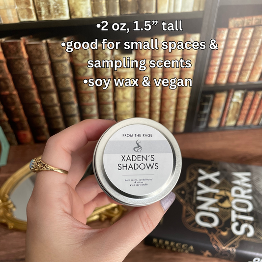 Fourth Wing Sampler Pack - Pick 4 mini candles