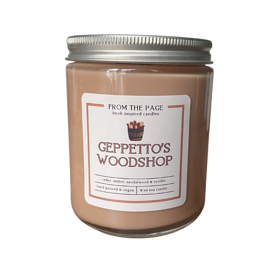 Geppetto's Woodshop (cedar, amber, sandalwood, vanilla)