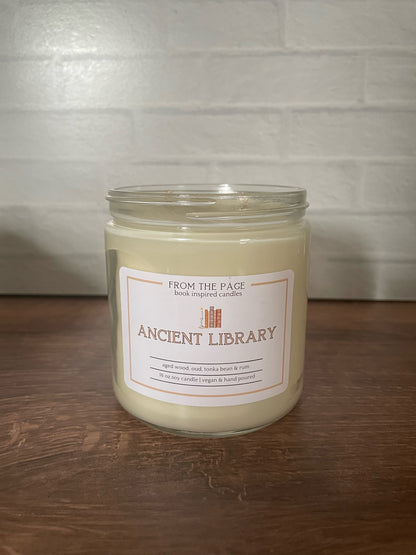 Ancient Library (aged wood, tonka, oud & rum)