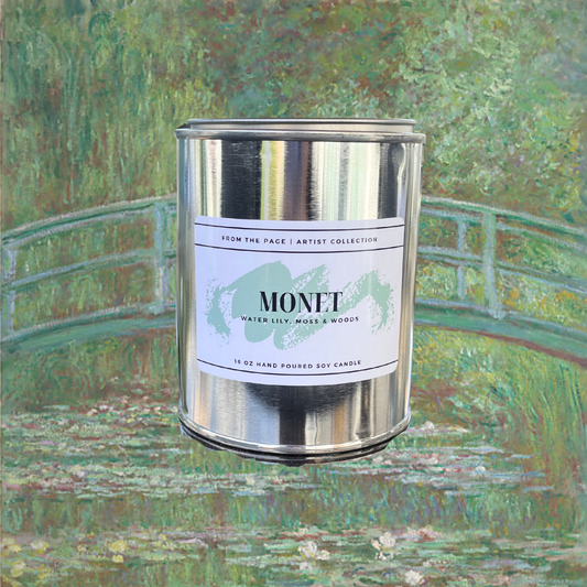 Monet (water lily, moss & woods)