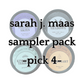 Sarah J. Maas Sampler Pack - Pick 4 mini candles