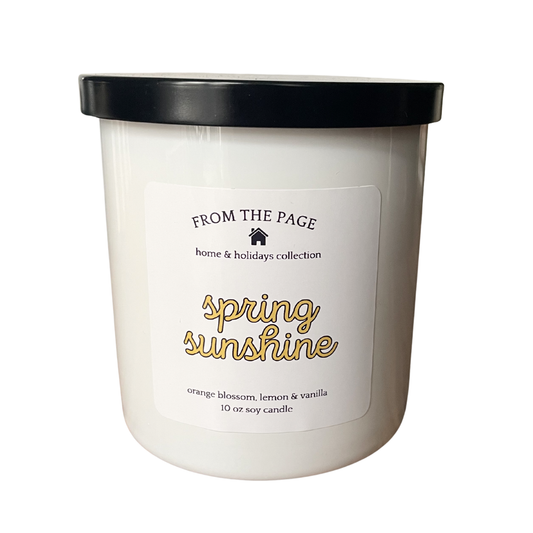 Spring Sunshine | 10 oz (orange blossom, lemon, vanilla)