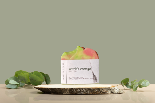 Witch's Cottage | Book Inspired Bar Soap | Apple & Sage
