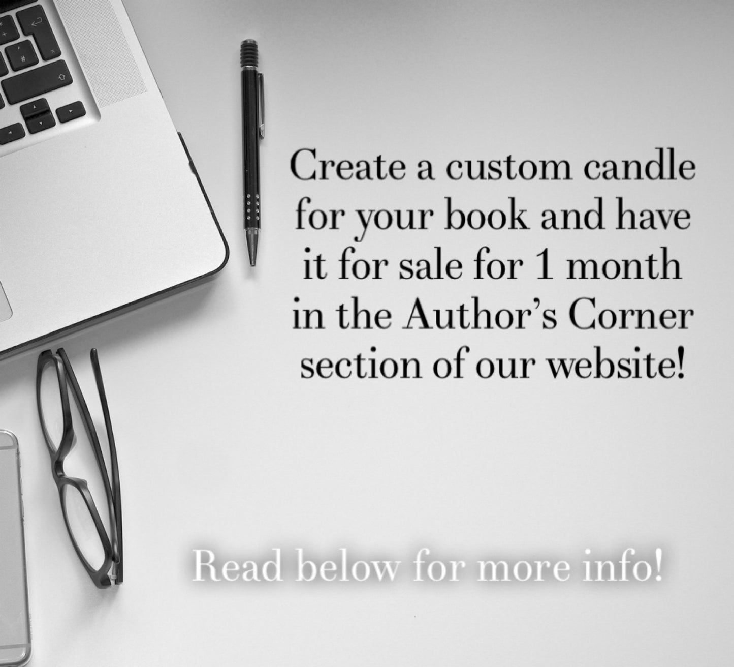 Author's Corner - Your Book's Custom Candle